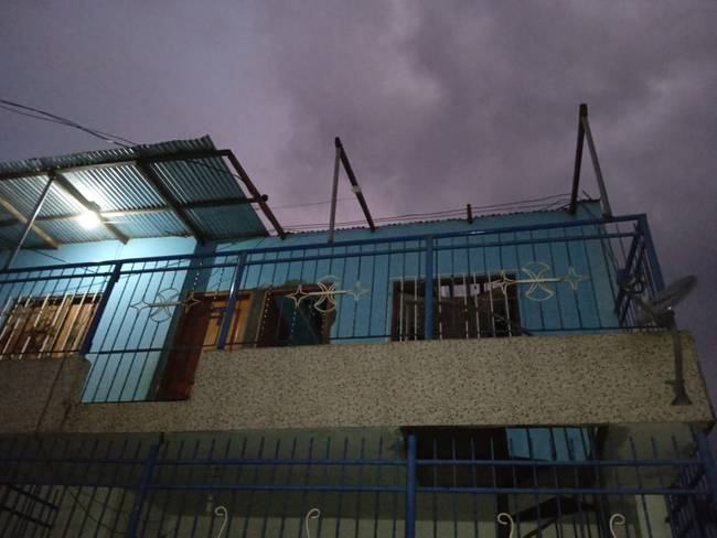 Mas de 50 viviendas destechadas deja vendaval en Majagual, Sucre