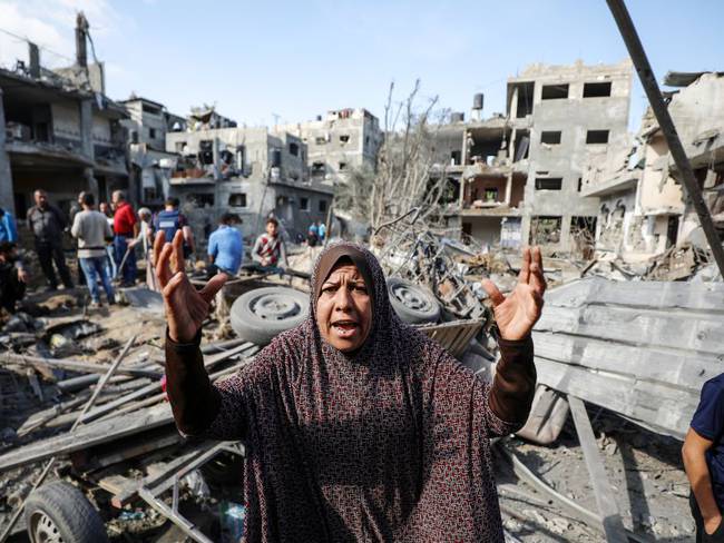 Destrucción en la Franja de Gaza