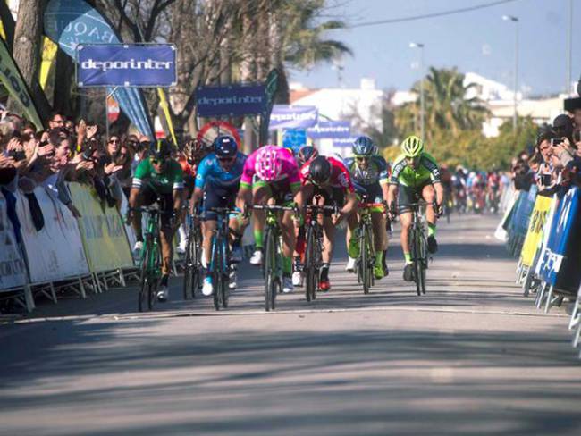 Nelson Soto finalizó tercero en la tercera etapa de la Vuelta a Andalucía