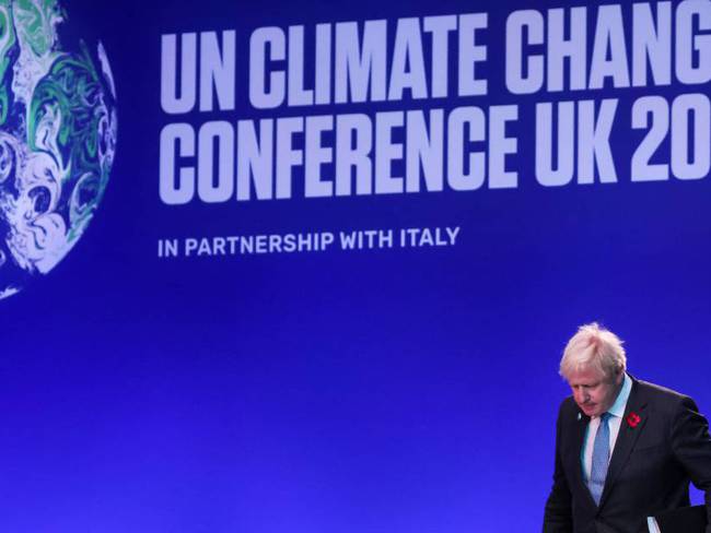 El primer Ministro británico, Boris Johnson, pidió que la COP26 sea “el principio del fin” de la lucha contra el cambio climático.