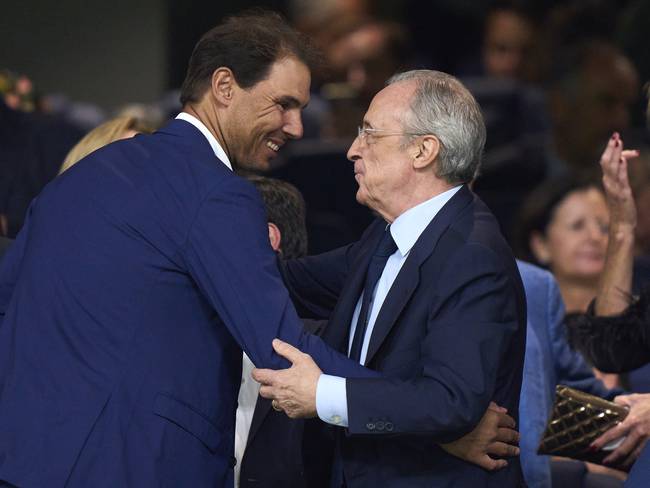 Rafa Nadal y Florentino Perez (Photo by Quality Sport Images/Getty Images)