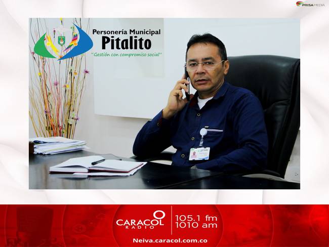 El titular de la personería expresó que preocupa la ausente intervención de las autoridades en materia de seguridad en el municipio de Pitalito.