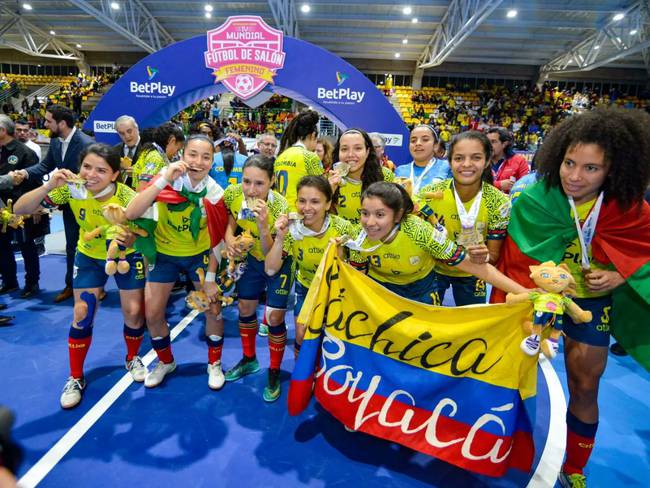 Selección Colombia Femenina de fútbol de salón / Foto: Comité Olímpico Colombiano