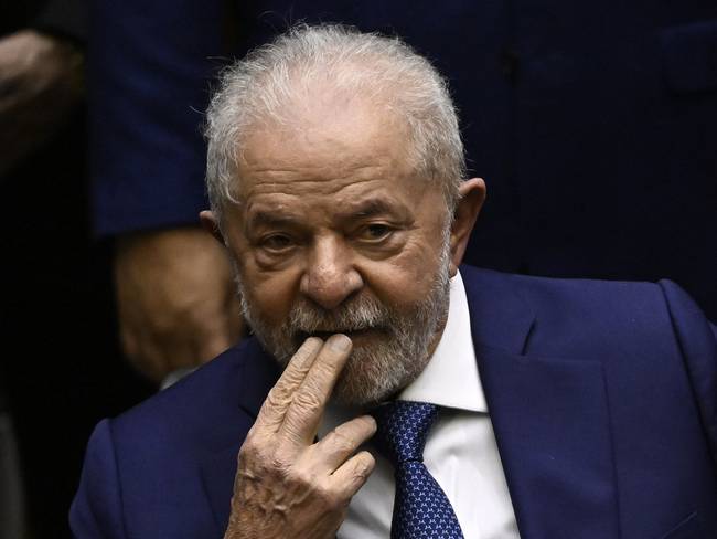 Lula da Silva. (Photo by MAURO PIMENTEL/AFP via Getty Images)