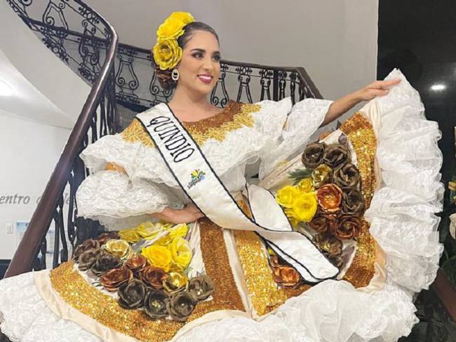 Valentina Ramírez Giraldo , princesa reinado nacional del Bambuco
