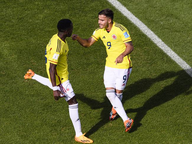 Tomás Ángel, delantero de la Selección Colombia Sub-20. (Photo by Marcio Machado/Eurasia Sport Images/Getty Images)