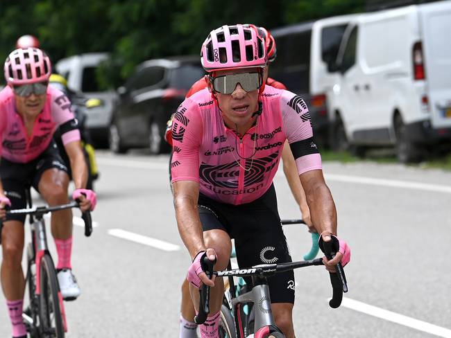 Rigoberto Urán con el equipo EF Education en el Tour de Francia 2023