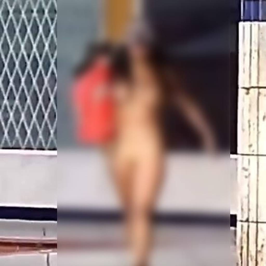 Mujer caminó desnuda en plena vía pública del barrio Marbella en Cartagena