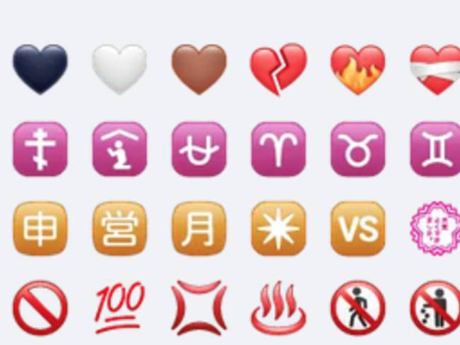 Emojis disponibles en WhatsApp