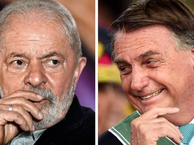 Luiz Inácio Lula da Silva (Izq) y Jair Bolsonaro (Der), candidatos a la presidencia de Brasil.          Foto: Getty 