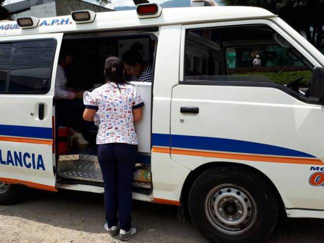 Ambulancia inspeccionada en Ibagué