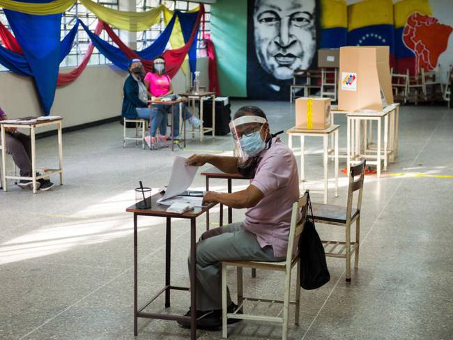 Jornada de elecciones legislativas en 2020 en Venezuela.