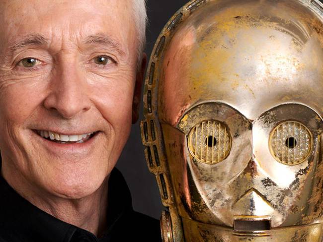 Anthony Daniels, actor que dio vida a C-3PO en las cintas de Star Wars