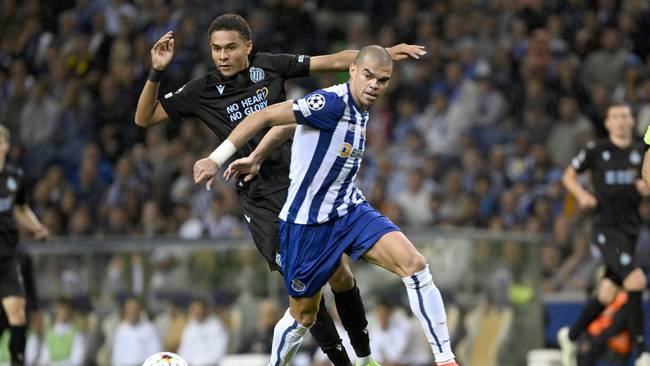 Nusa Antonio de Brujas y Pepe del Porto en juego por Champions League