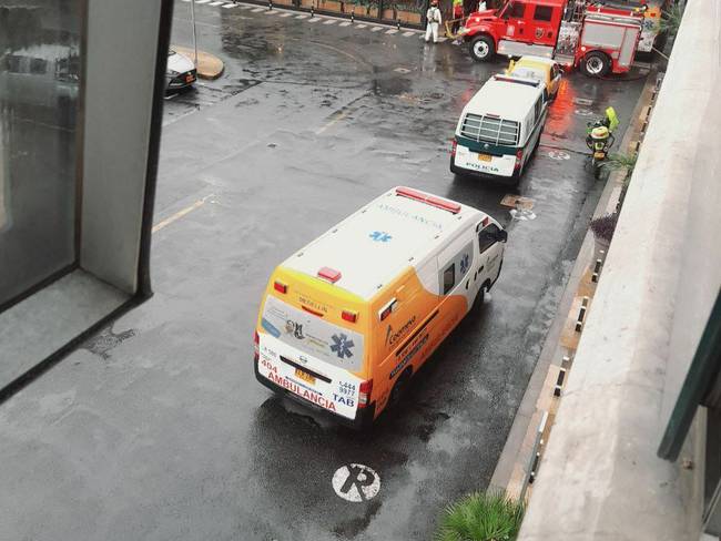 Ambulancias en Sabaneta- foto cortesía