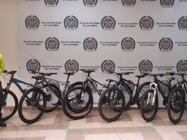 Las bicicletas recuperadas estan avaluadas en 31  millones de pesos