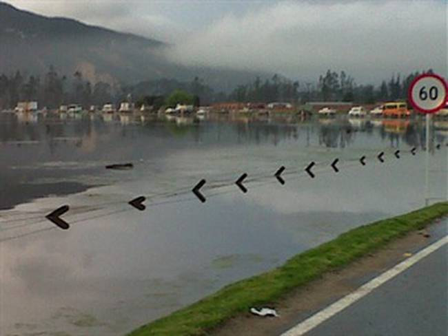 Emergencia en la Sabana de Bogotá por inundaciones en la Autopista Norte