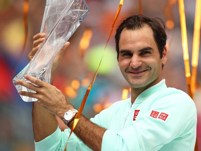 Federer se proclamó campeón en Miami y llegó a su título 101