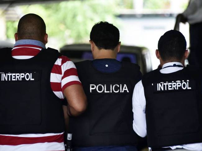 Operativo de la Interpol en Panamá.                    Foto: Getty 
