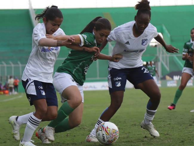 Deportivo Cali Femenino vs. Millonarios. Fecha tres Liga Femenina / @Dimayor
