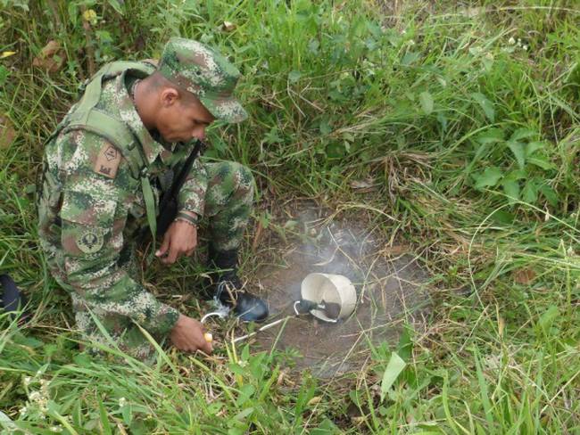Encuentran caleta con 100 minas de las disidencias de las Farc en Guaviare