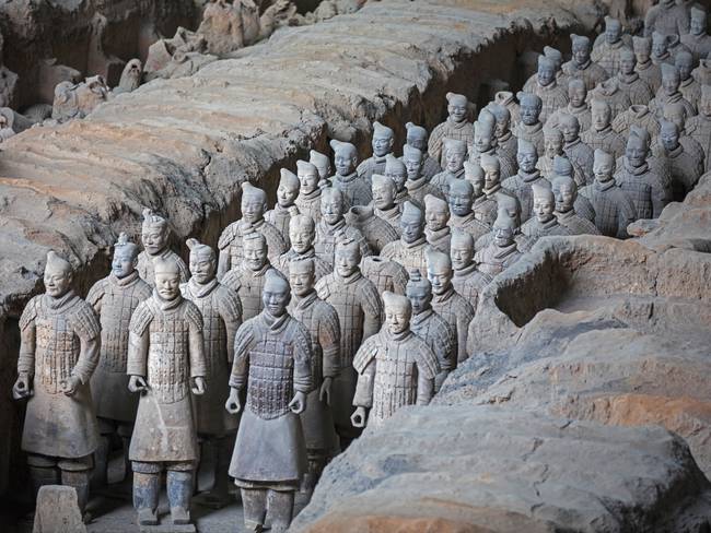 Guerreros terracota, ejército primer emperador chino Qin Shi Huang / Foto: GettyImages