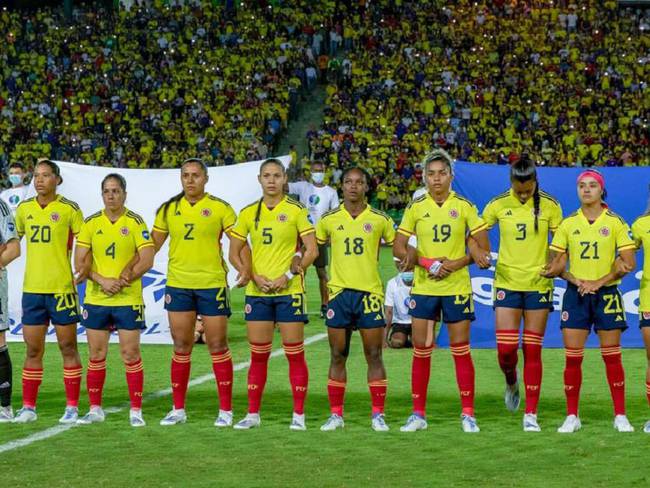 Selección Colombia Femenina finalista de la Copa América Femenina que pasó por el estadio Centenario de Armenia