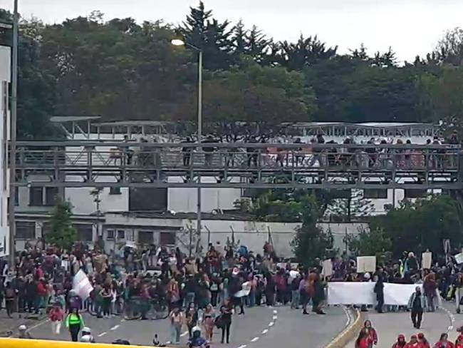Manifestaciones en la Av. El Dorado / Distrito