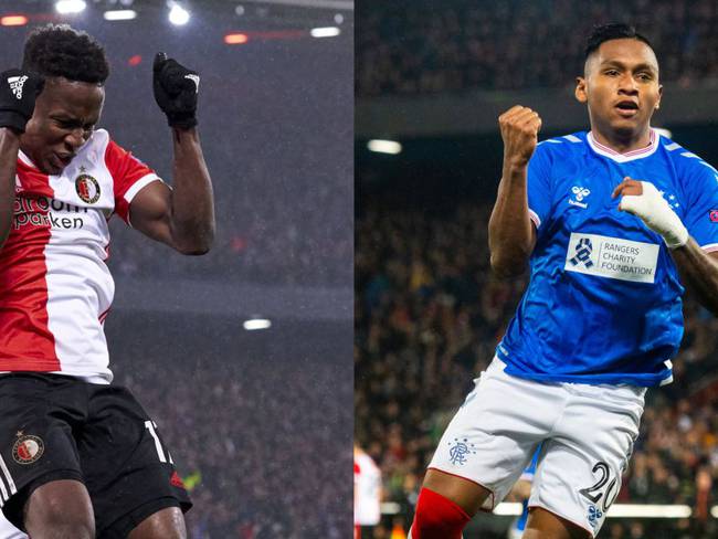 Morelos y Sinisterra goleadores en el partido entre Feyenoord Vs Rangers