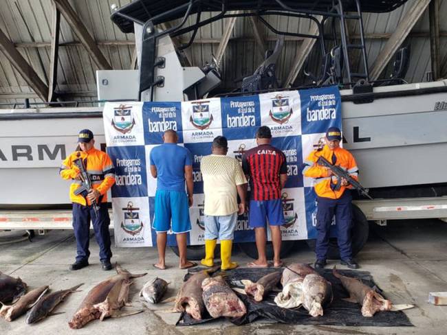 Detienen embarcación ecuatoriana, cuando realizaba pesca ilegal en Malpelo