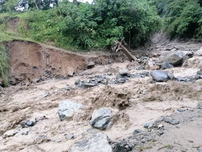 Fuertes lluvias afectaron el municipio de Planadas en el sur del Tolima