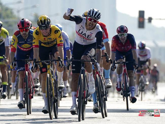 Juan Sebastián Molano se impuso en la quinta etapa del Tour de Guangxi / UAE Team Emirates