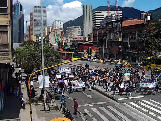 Estudiantes de la U.Distrital // Bogotá Tránsito