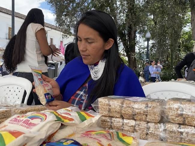 Crispetas de quinua y amaranto, un emprendimiento indígena en el Cauca