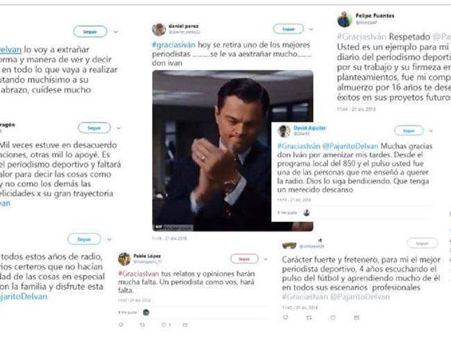 #GraciasIván: el hashtag de la despedida de Iván Mejía