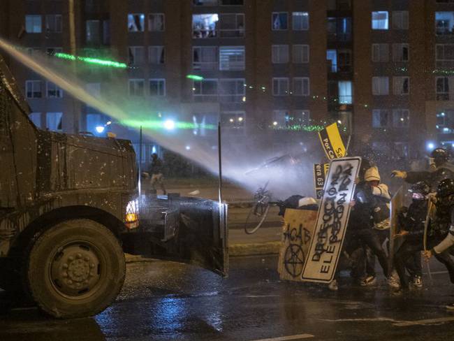 Respuesta policial a las manifestaciones convocadas el 19 de mayo en Bogotá. 