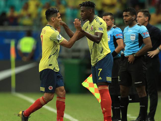 Falcao y Duván Zapata en Copa América 2019