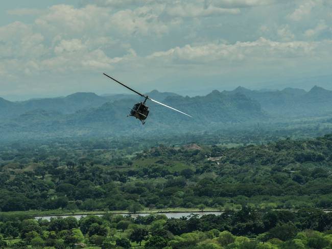 Imagen de referencia de helicóptero. Foto: Joaquín Sarmiento / AFP via Getty Images