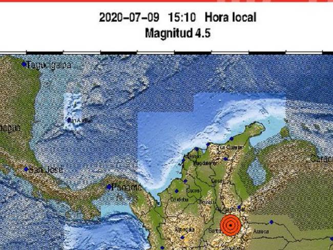 Nuevo sismo sacudió este jueves Santander