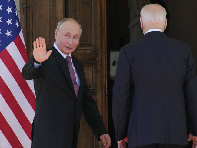 Comienzo de la reunión Putin- Biden 