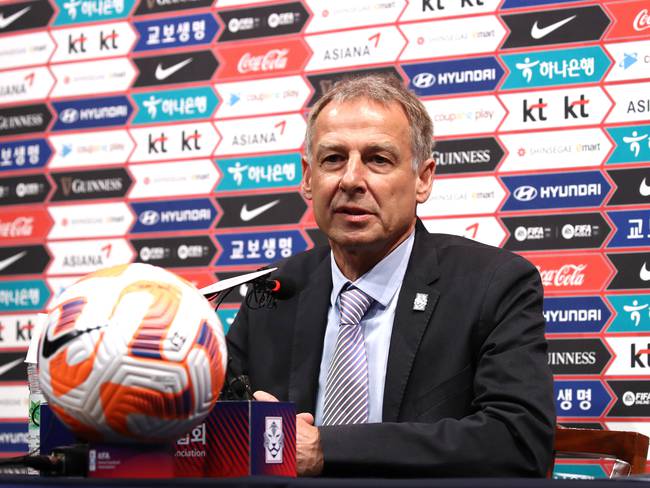 Jürgen Klinsmann, DT de Corea del Sur. (Photo by Chung Sung-Jun/Getty Images)