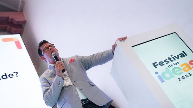 Felipe Cabrales, CEO de Prisa Media América durante el Festival de las Ideas 2023