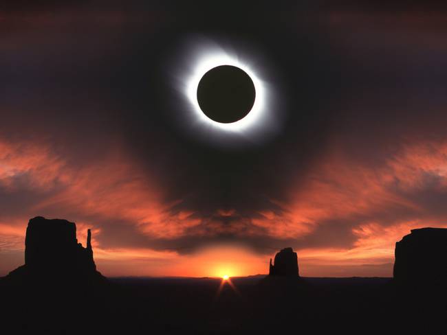 Eclipse solar octubre 2022 / Getty Images