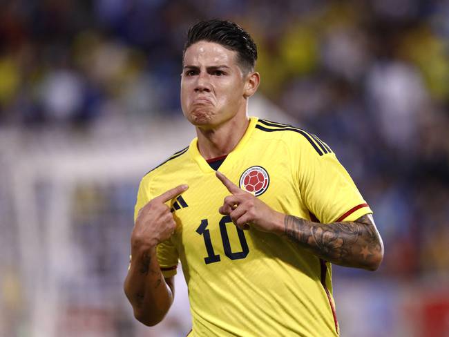 James Rodríguez, volante de la Selección Colombia. (Photo by Andres Kudacki / AFP) (Photo by ANDRES KUDACKI/AFP via Getty Images)