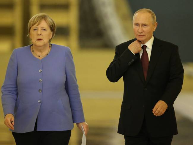 Reunión entre Putin y Merkel