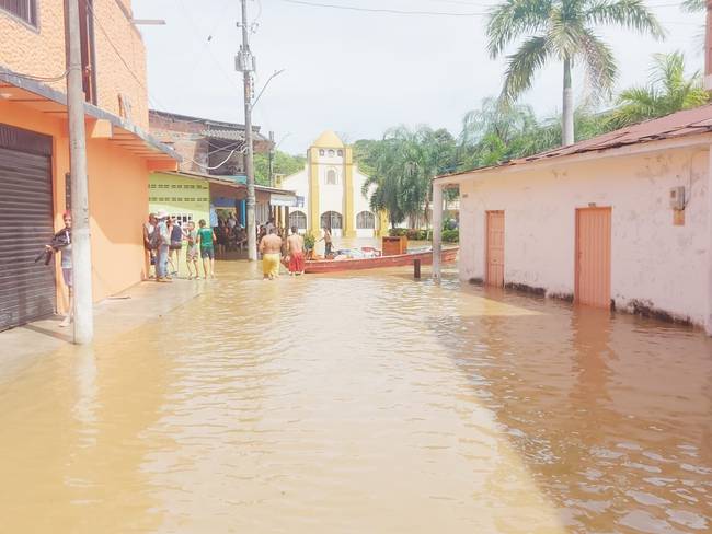 Inundaciones Puerto Triunfo- foto Alcaldía