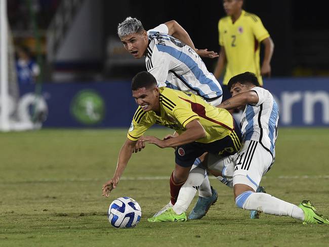 Daniel Luna es duda para la fase fina del Sudamericano Sub-20. (Photo by JOAQUIN SARMIENTO / AFP) (Photo by JOAQUIN SARMIENTO/AFP via Getty Images)
