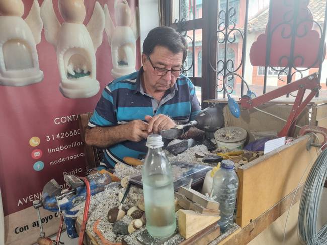 Artesanías elaboradas con tagua encontramos en Boyacá. Conózcalas