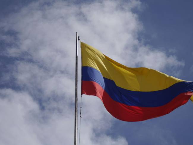 Bandera de Colombia, día de la independencia. 