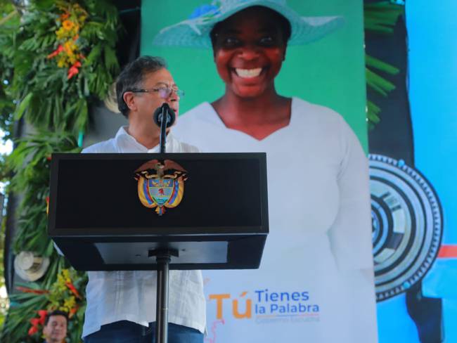 Gustavo Petro en el Diálogo Regional Vinculante desarrollado en Barranquilla
